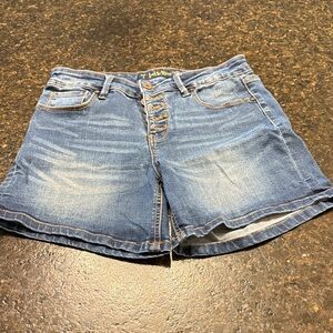 Indigo Rein Women's Blue Jean Shorts